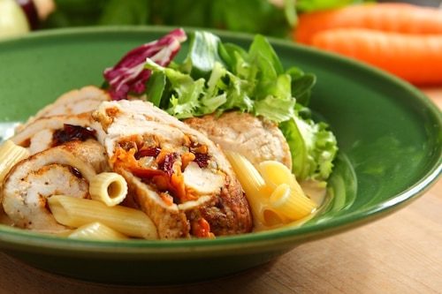 Roladki z piersi indyka