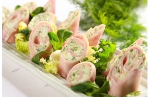 Przepis na Roladki z szynki Roladki z szynki