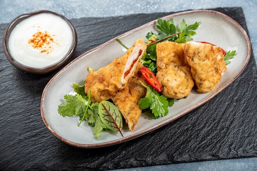 Schabowy z indyka z pieczoną papryką