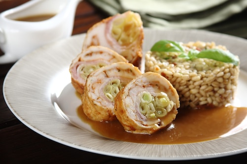 Przepis na Roladki z fasolką szparagową Roladki z fasolką szparagową