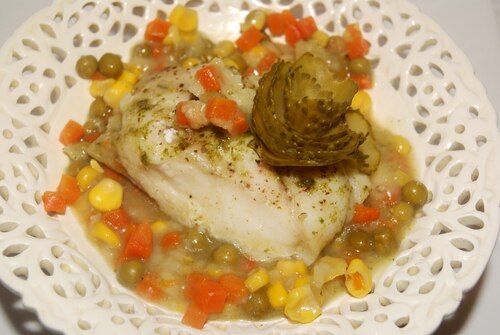 Ryba w warzywnej potrawce 