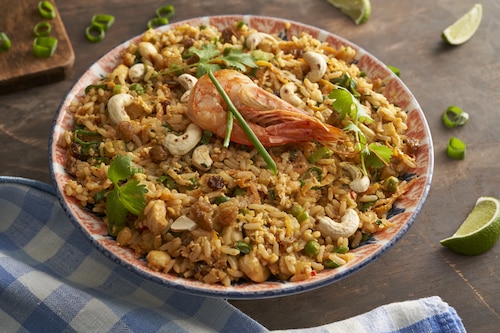 Ryż smażony z ananasem po tajsku