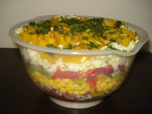 Przepis na Sałatka gyros Sałatka gyros