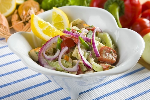 Przepis na Sałatka krabowa Sałatka krabowa