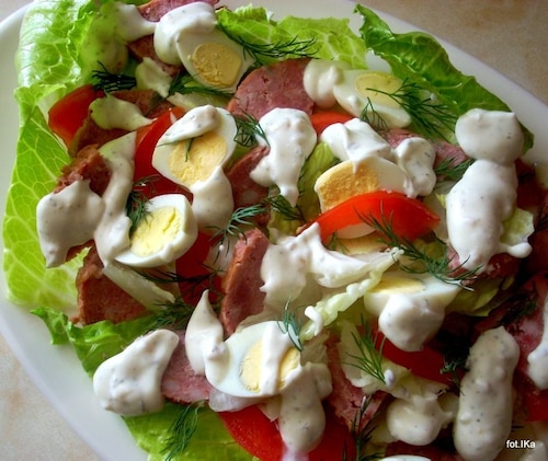 Przepis na Sałatka krakowska Sałatka krakowska