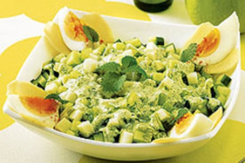 Przepis na Sałatka ogórkowo - imbirowa Sałatka ogórkowo - imbirowa