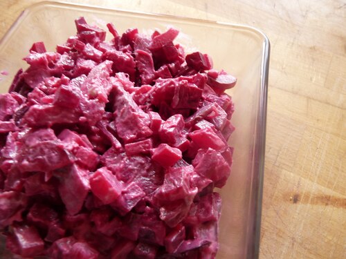 Sałatka śledziowa z burakami