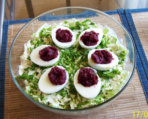 Przepis na Sałatka wielkanocna Sałatka wielkanocna