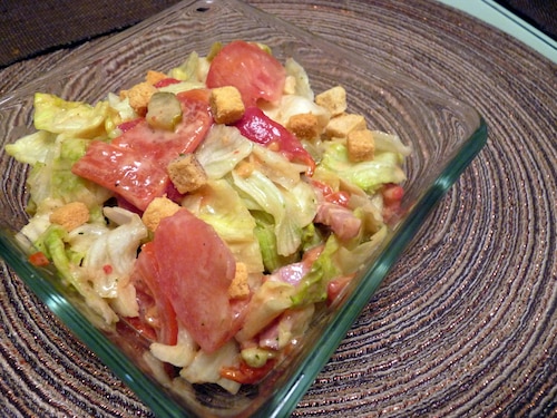 Sałatka z boczkiem