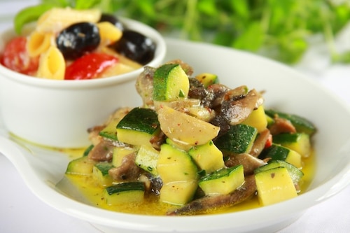 Przepis na Sałatka z cukinii Sałatka z cukinii