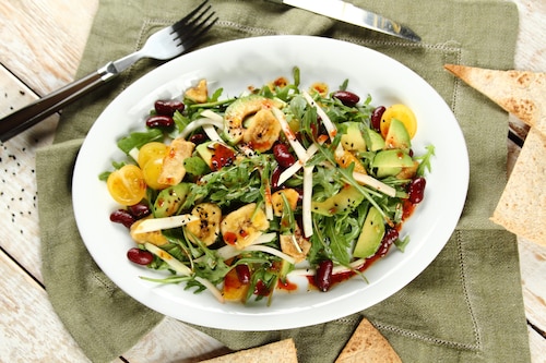 Przepis na Sałatka z czarnej fasoli Sałatka z czarnej fasoli