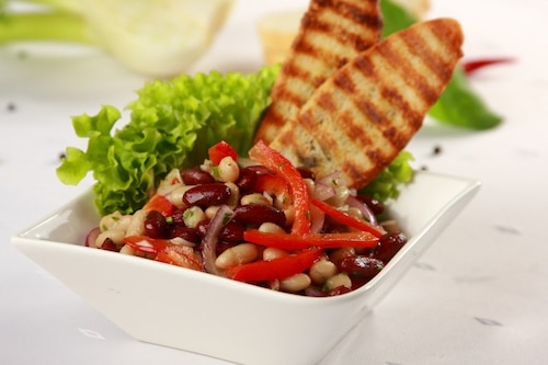 Przepis na Sałatka z fasoli Sałatka z fasoli