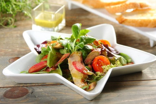 Sałatka z rabarbarem