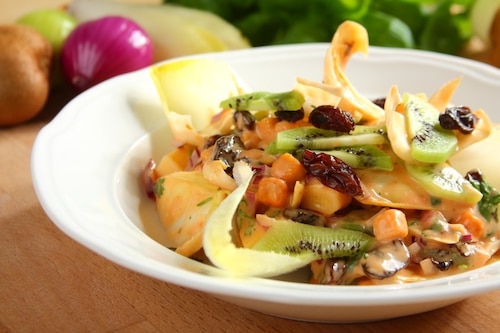Sałatka z kiwi i cykorii 