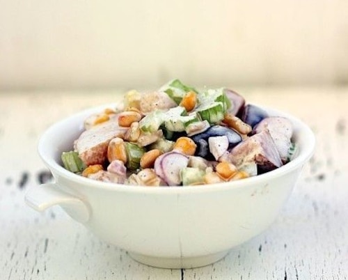 Przepis na Sałatka z kurczakiem Sałatka z kurczakiem