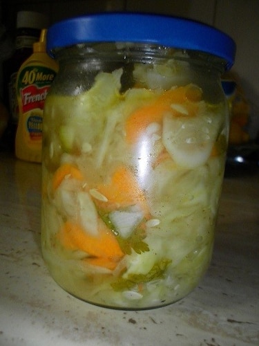 Sałatka z ogórków gruntowych