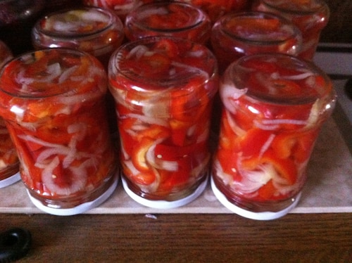 Sałatka z papryki czerwonej