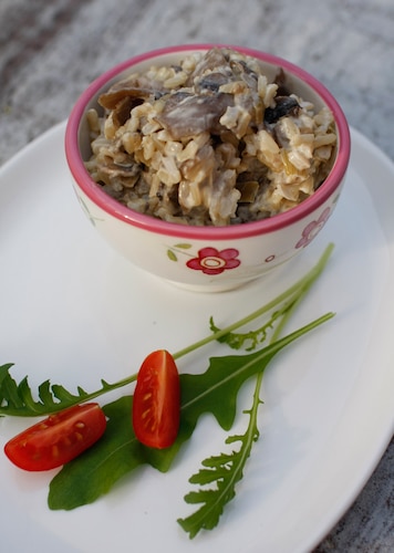 Sałatka z pieczarkami 