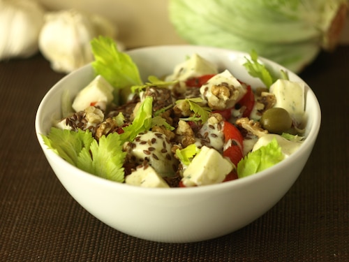 Sałatka z pieczoną papryką