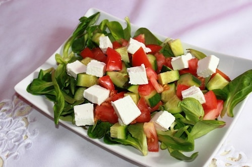 Sałatka z roszpunką