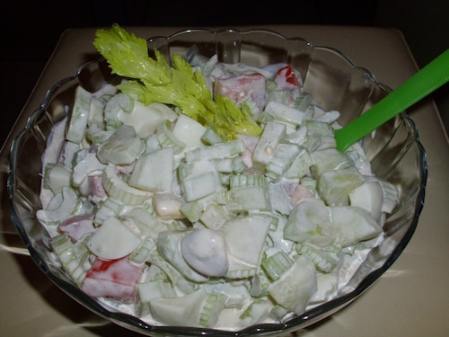 Sałatka z selera naciowego