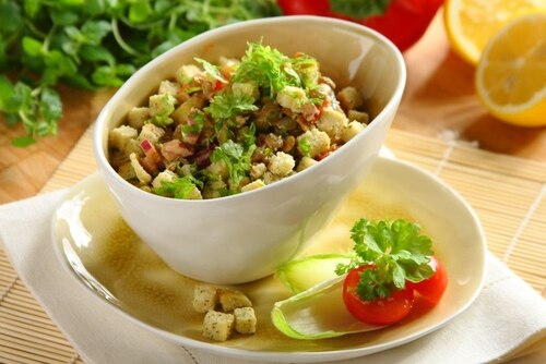 Sałatka z soczewicą - VIDEO