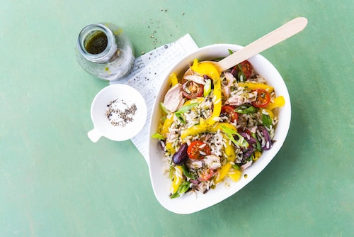 Przepis na Sałatka z tuńczyka "na wynos" Sałatka z tuńczyka "na wynos"