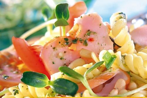 Przepis na Sałatka z wędzonym kurczakiem Sałatka z wędzonym kurczakiem