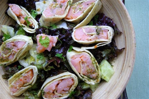 Sałatka ze ślimaczkami z łosiem