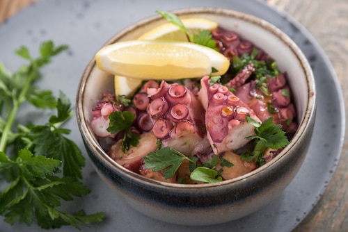 Sałatka z ośmiornicą