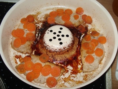 Przepis na Schab duszony z marchewką Schab duszony z marchewką