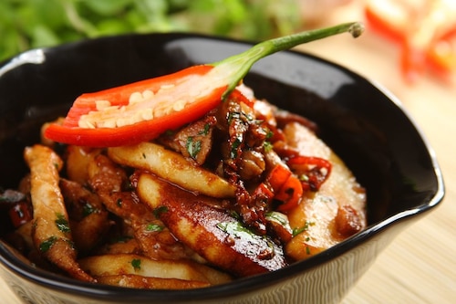 Przepis na Schab z jabłkami  Schab z jabłkami