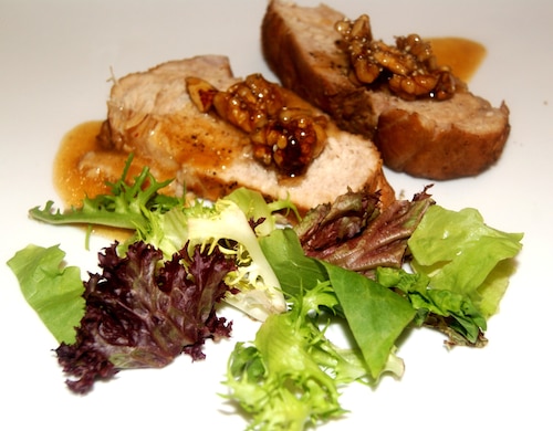 Przepis na Schab z karmelizowanymi orzechami Schab z karmelizowanymi orzechami