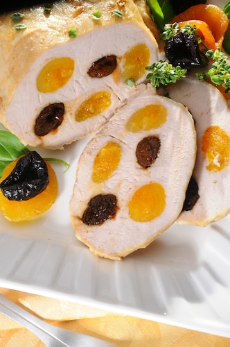 Przepis na Schab z suszonymi owocami Schab z suszonymi owocami