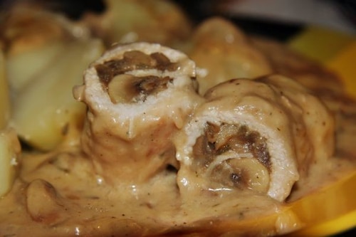 Przepis na Schabowe Roladki z Pieczarkami Schabowe Roladki z Pieczarkami