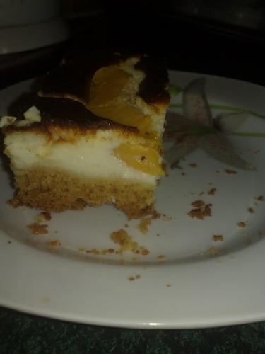 SERNIK Z BRZOSKWINIAMI