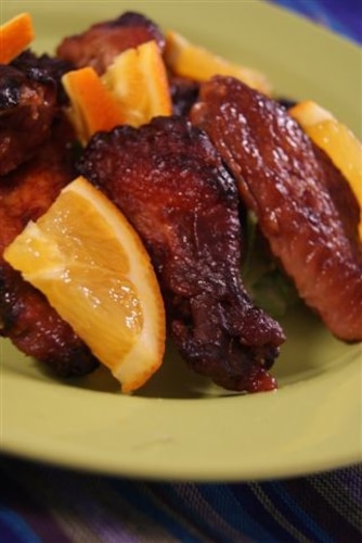 Przepis na Skrzydełka w coli i pomarańczy Skrzydełka w coli i pomarańczy