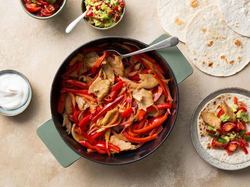Przepis na Skwierczące wegańskie Fajitas  Skwierczące wegańskie Fajitas