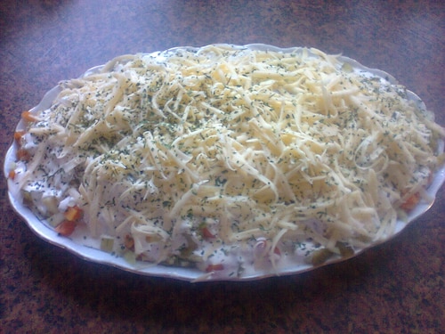 Śledzie pod pierzynką