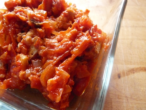 Śledzie w miodzie i pomidorach