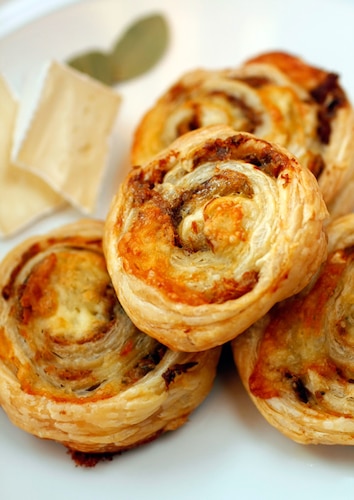 Ślimaczki z łososiem i serem