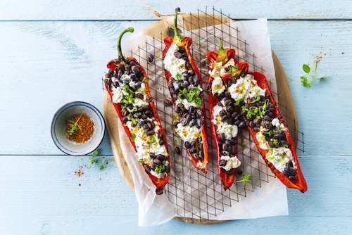 Przepis na Słodka papryka nadziewana serem Słodka papryka nadziewana serem