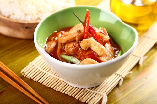 Słodko-kwaśna potrawka po tajsku