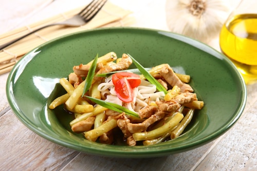 Przepis na Smażona fasolka szparagowa Smażona fasolka szparagowa