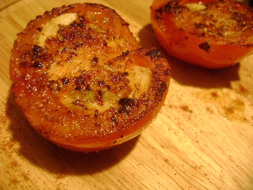 Przepis na Smażone czerwone pomidory Smażone czerwone pomidory