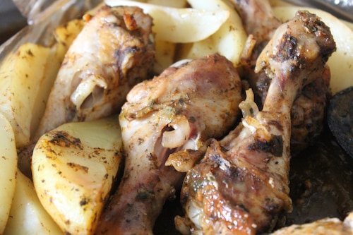 Soczyste pałeczki kurczaka w czosnku i ziołach