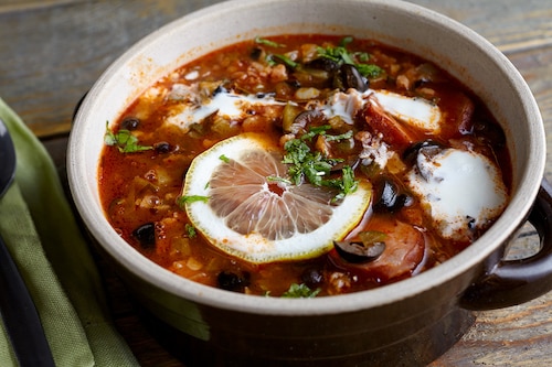 Solanka - mięsna zupa - VIDEO