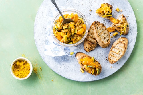 Sos relish z pomidorów i cukinii