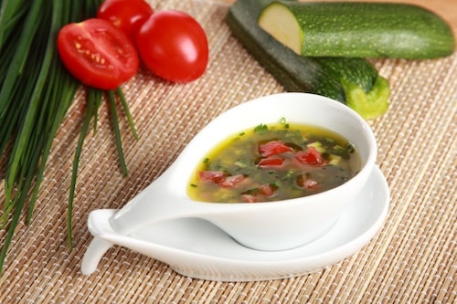 Przepis na Sos vinaigrette z ziołami Sos vinaigrette z ziołami