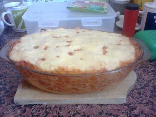 Przepis na Spagetti z mięsem wieprzowym z karkówki Spagetti z mięsem wieprzowym z karkówki